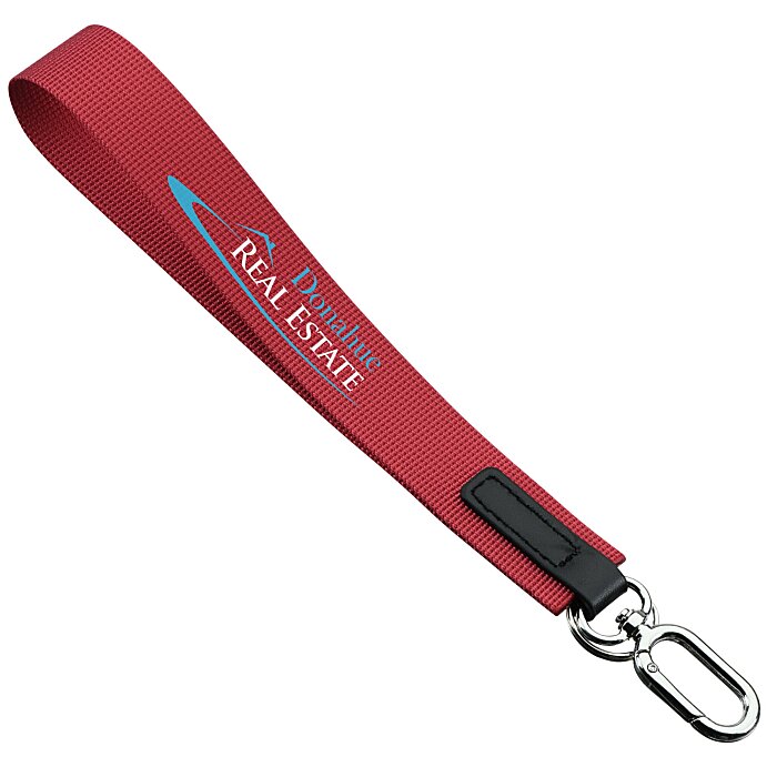Custom Always Near Wrist Strap Keychain